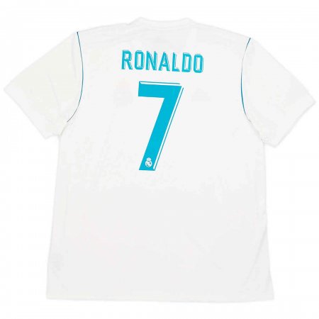 2017/2018 Real Madrid Retro Home Football Shirt Men's Ronaldo #7