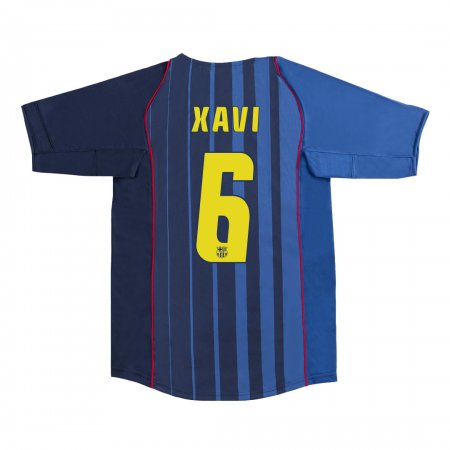 2004/05 Barcelona Retro Away Football Shirt Men's XAVI #6