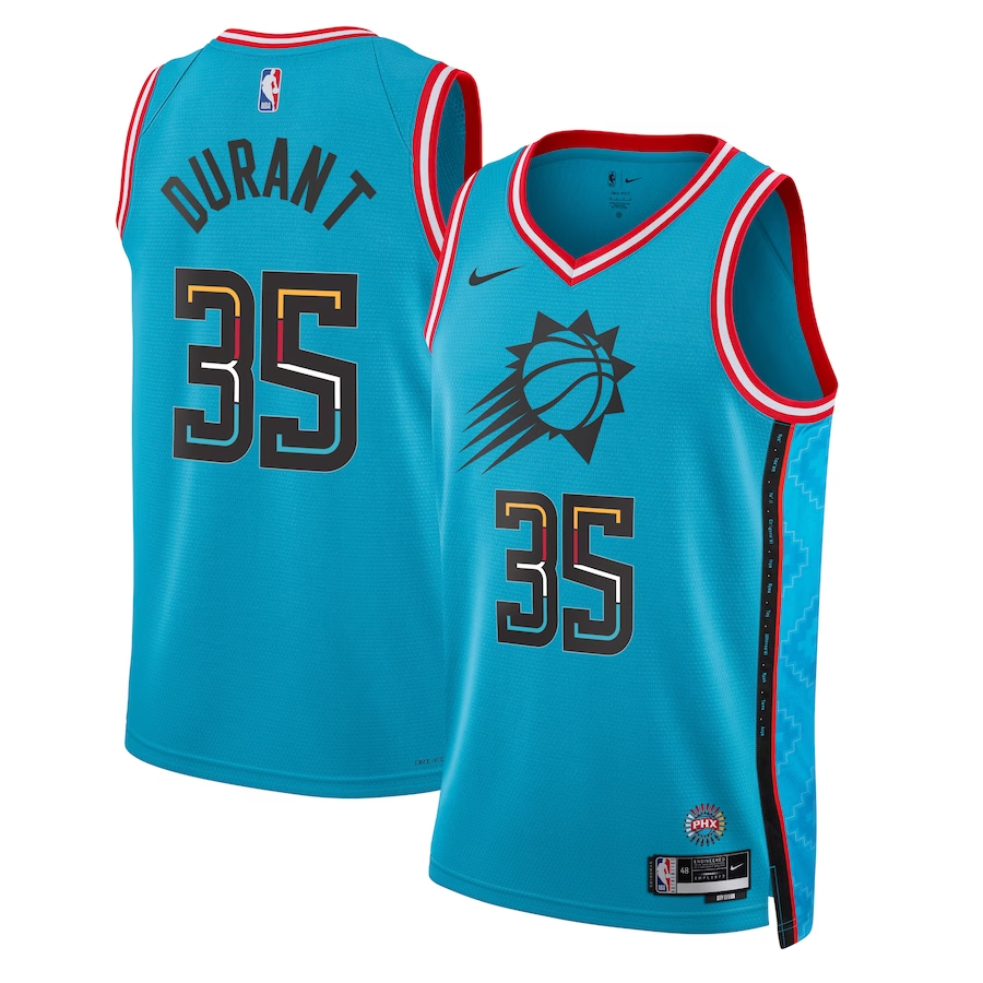22/23 Phoenix Suns Blue Swingman Jersey City Edition Men's DURANT #35