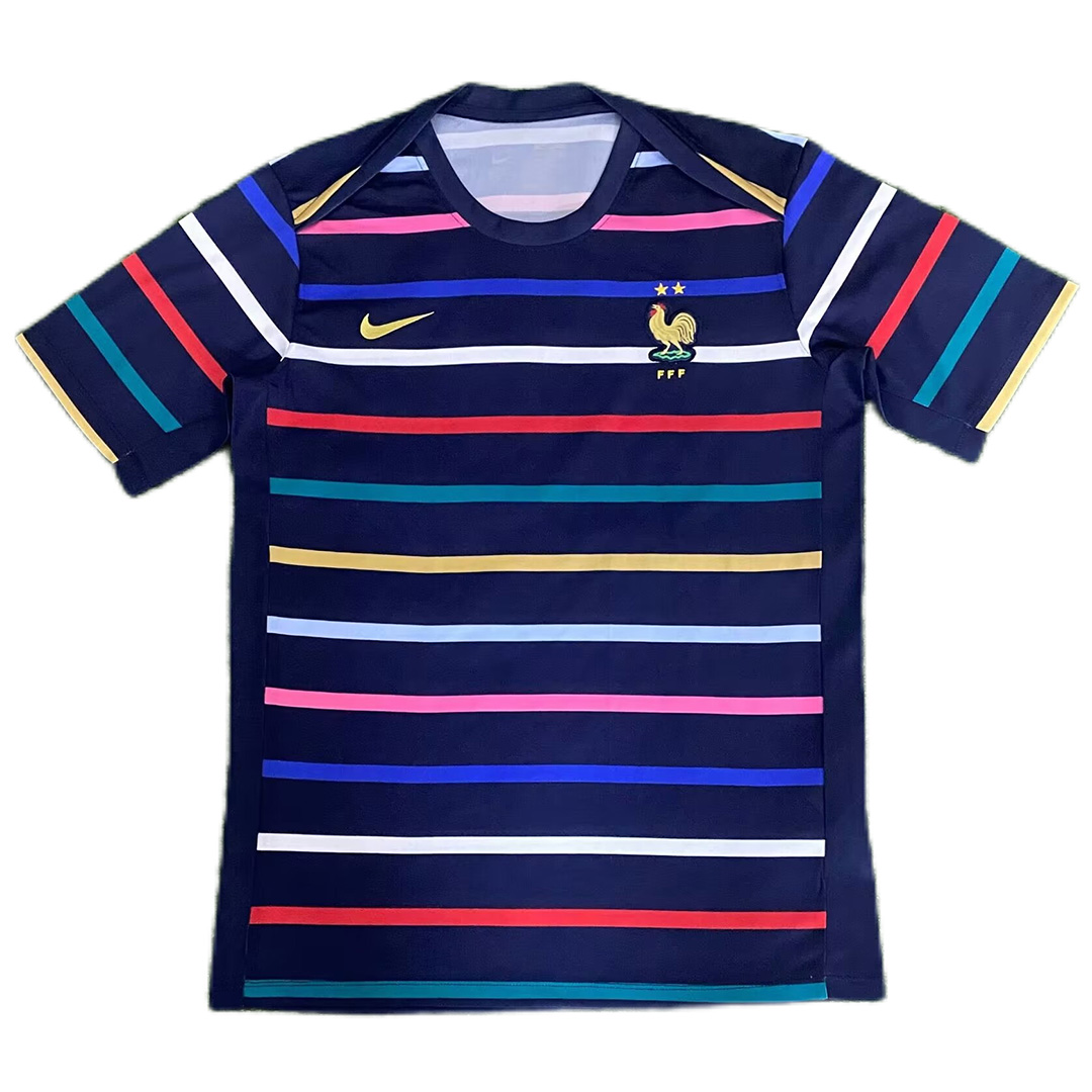 2024 France Euro Pre-Match Football Shirt Men's